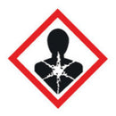 NP50.1: Pictogramas de peligro combinables de GHS GHS08 Película de PE peligro para la salud. Rollo 22x22mm. 250 pc(s) - Quimivitalab