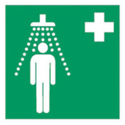 NP67.1: Abetos y señales de emergencia acc. ducha de seguridad corporal. 1 pc(s) - Quimivitalab