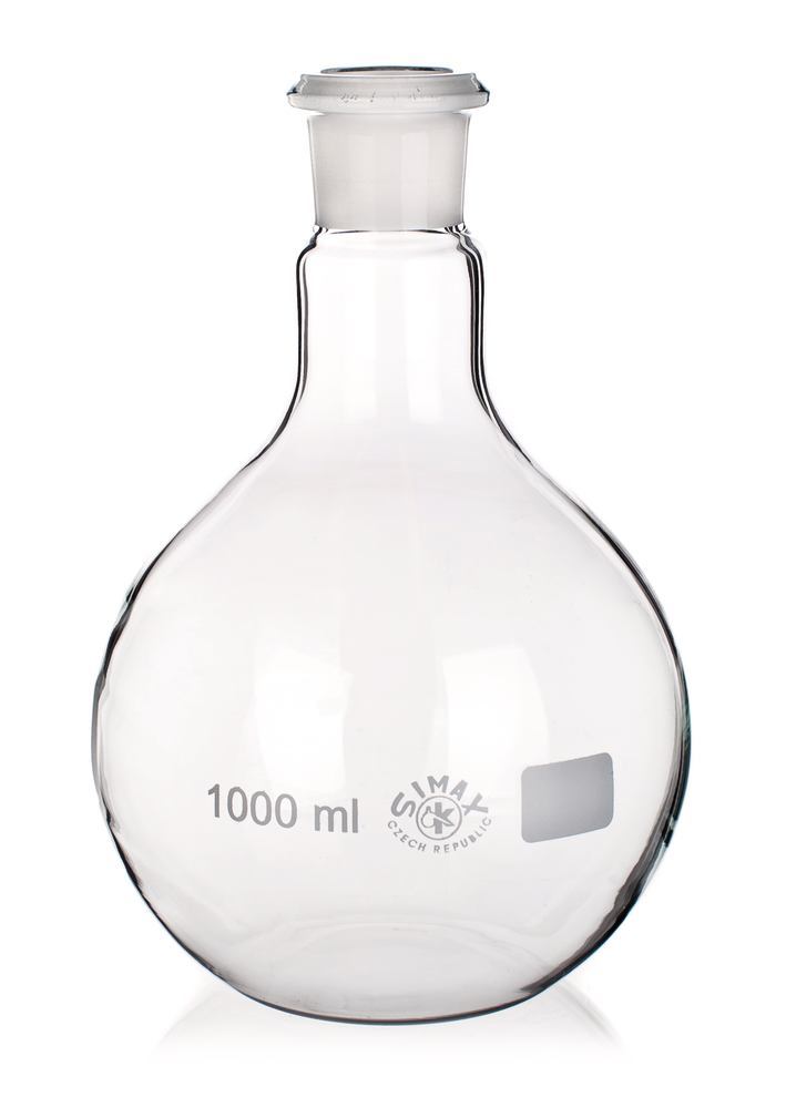 NT67.1 Matraz de fondo plano,  junta de vidrio esmerilado, 4000 ml, 45/40 (1 ud) - Quimivitalab