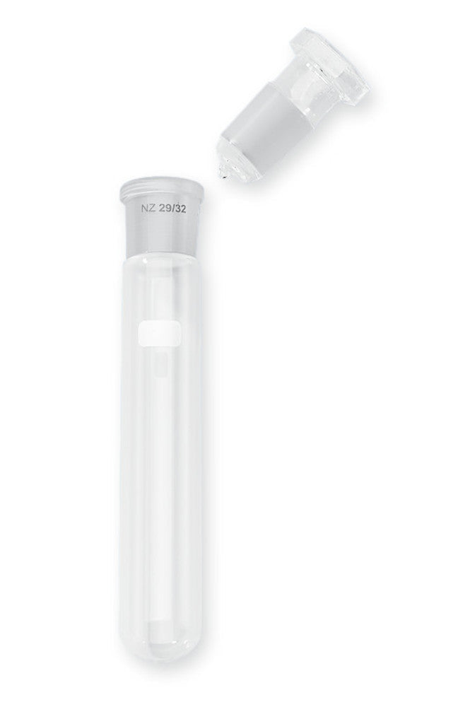 NY92.1: Tubo de ensayo con tapón de vidrio esmerilado, 30 ml - Quimivitalab