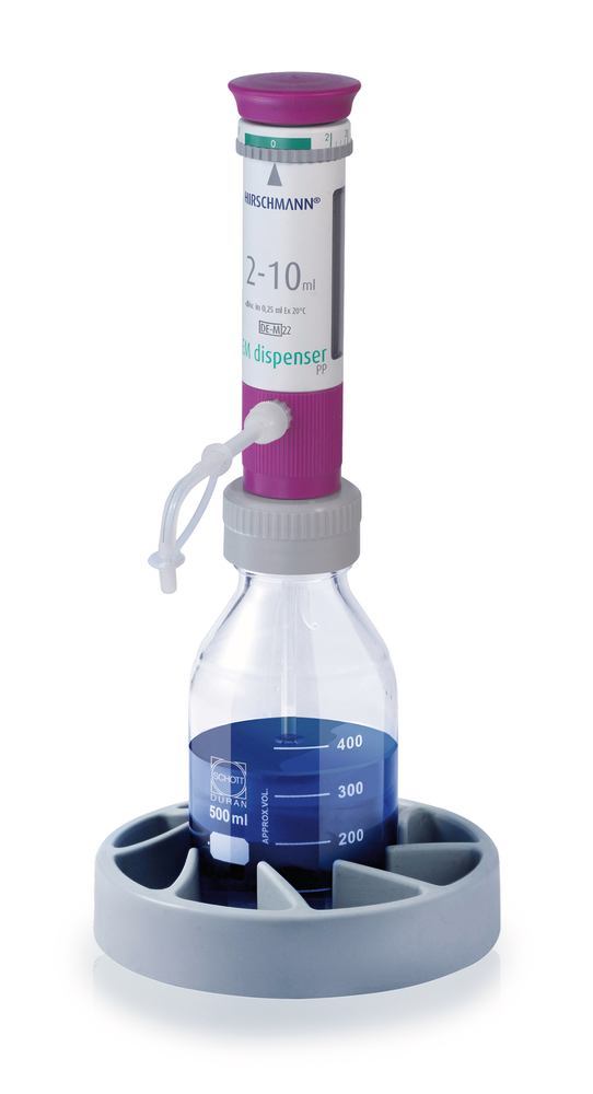 P207.1: Dosificador de matraces de 2-10 ml, PP, esterilizable hasta 121ºC - Quimivitalab