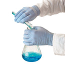 KE73.1: Guantes desechables de nitrilo,  L= 300 mm, Talla: S (6,5-7) 100 unidades - Quimivitalab