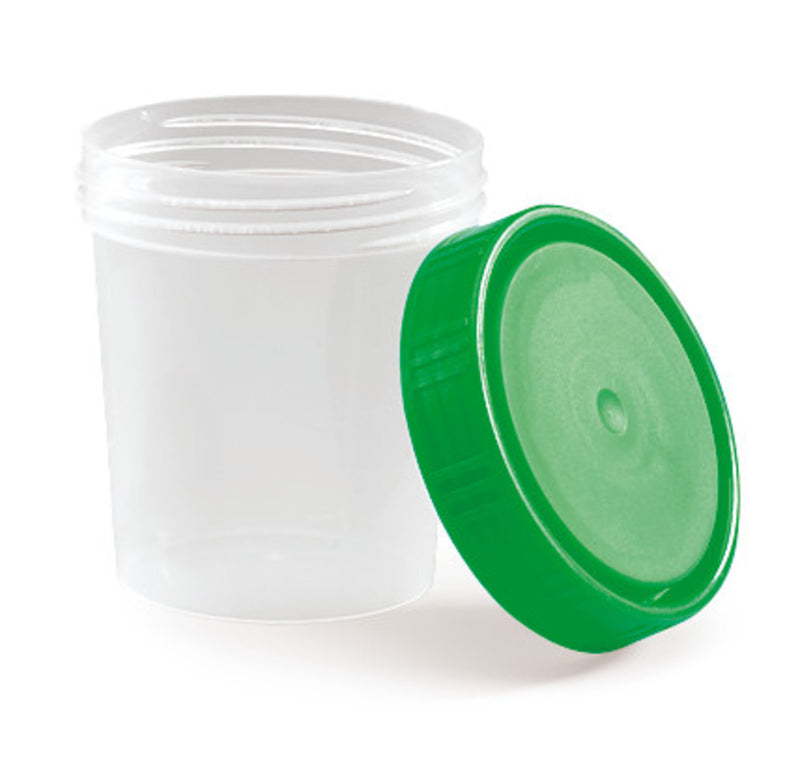 PT10.1 Vaso para muestra con tapón de rosca verde (500 uds) - Quimivitalab