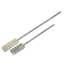 A916-1500: Paletas agitadora con agujeros, acero inoxidable 316L, L=1500 mm; longitud hoja 300 mm; ancho hoja 150mm (1 unidad) - Quimivitalab