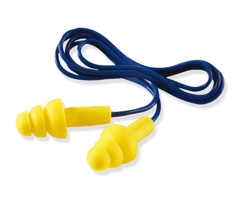 TE80.1  Tapones reutilizables ULTRAFI  para los oídos,con cordón de seguridad (50 pares)