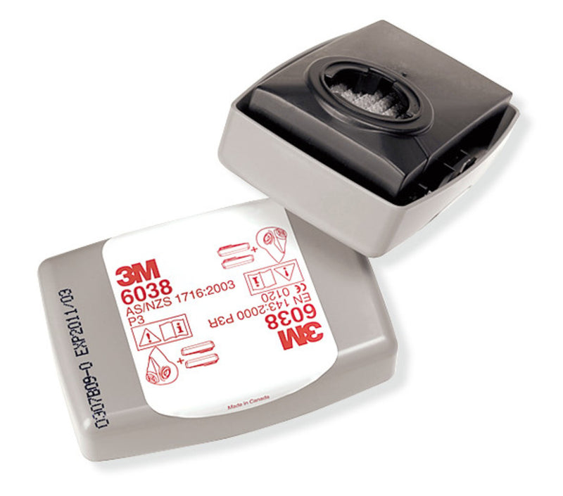 TE84.1: Filtro de partículas en caja de plástico, P3 R (8 pares) - Quimivitalab