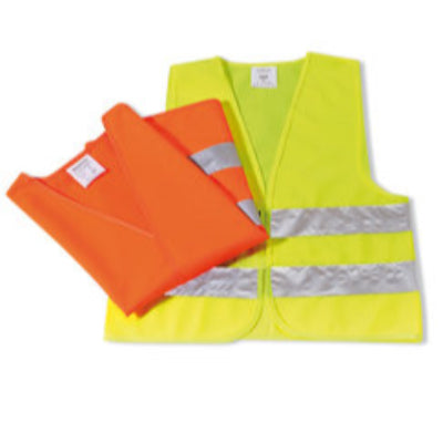 TP41.1: Chaleco de seguridad reflectante retro fabricado en poliéster talla XXL naranja. 5 pc(s) - Quimivitalab