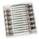 X805.1: Agujas de inyección rostpr. stainl. Ø exterior de acero 0.60 mm longitud 25 mm. 12 pc(s) - Quimivitalab