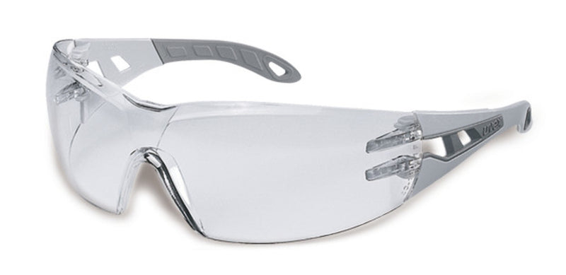 XC85.1: Gafas de seguridad pheos, incoloras, gris claro, verde - Quimivitalab