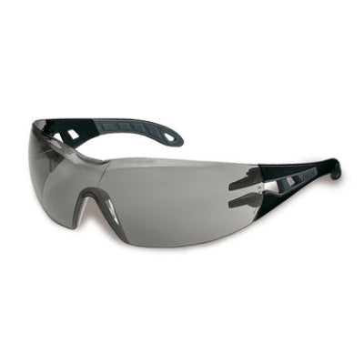 XC86.1: Gafas de seguridad UV pheos. Montura UVEX negro/gris. Lente gris. 1 pc(s) - Quimivitalab