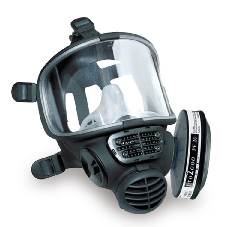 XK47.1: Máscara de respiración de cara completa Promask Black - Quimivitalab