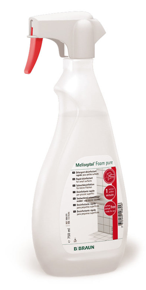 XP56.1 Desinfectante de superficies Meliseptol ® Espuma pura (bote de 750 ml) - Quimivitalab