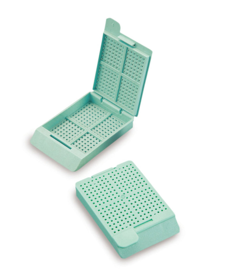 XY24.1: Cassette de inclusión para biopsia Swingsette™, verde  (500 uds) - Quimivitalab
