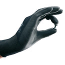 XY85.1: Guantes multiusos HyFlex ® 48-101, negros, Talla 8 (12 pares) - Quimivitalab