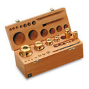Y128.1: Juego de pesas Latón OIML-Class M2 con certificado 8 pesas 1-50 g. 1 set - Quimivitalab