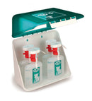 Y832.1 Estación de lavado de ojos, para almacenar botellas de lavado de ojos