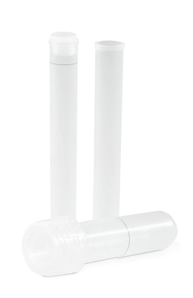 YA28.1 Tubo de ensayo de plástico fluorado con tapón de rosca de PFA, sin marca anular,15 ml, 110 mm - Quimivitalab