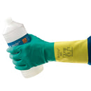 YA60.1: Guantes de protección química AlphaTec ® 87-900 (antes Bi-Color ™), Talla: 7,5-8 (12 pares) - Quimivitalab