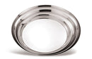 YH68.1 Bandeja instrumental ROTILABO, redonda, 400x22 mm, acero inox. alto brillo - Quimivitalab