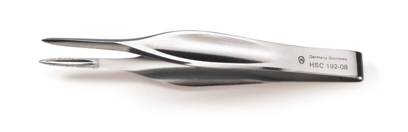 YK48.1: Pinzas forma especial (pinzas astilladas), acero inoxidable, 80 mm - Quimivitalab