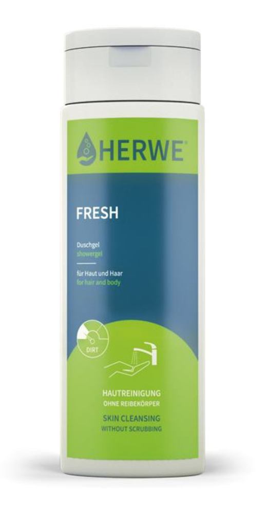 YT48.1 Gel de ducha HERWE FRESH para pieles sensibles y estresadas (bote de 250 ml) - Quimivitalab