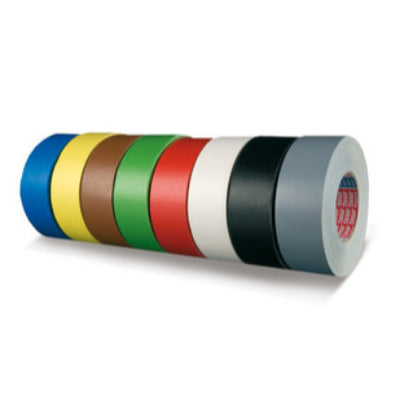 YX18.1: tesa®-premium-textile cinta adhesiva negra 50 m rollo. 1 roll - Quimivitalab