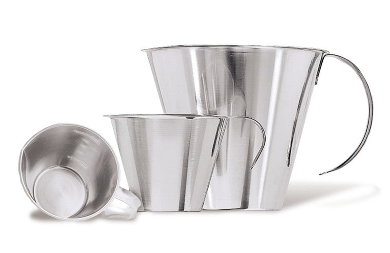 YY01.1: Vaso medidor ROTILABO ®, acero inox, graduación interior, 250 ml - Quimivitalab