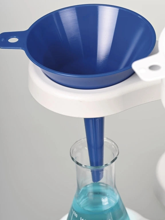 5378-6003 Embudo desechable azul para líquidos PS, estéril (10 uds) - Quimivitalab