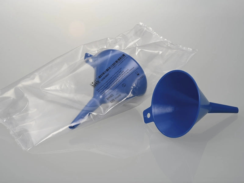 5378-6003 Embudo desechable azul para líquidos PS, estéril (10 uds) - Quimivitalab