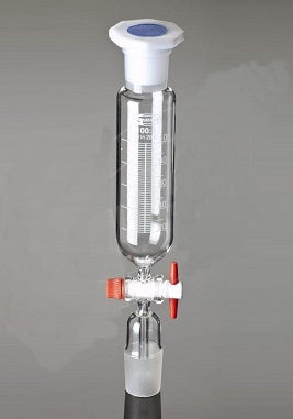 063.500-CA Embudo de carga, 500 ml graduado con esmerilados 29/32 y grifo recto de PTFE - Quimivitalab