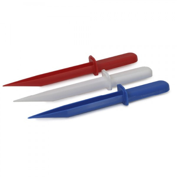 8284A-250S Espátula para polvo STERIWARE, blanca, estéril, hoja de 250 mm, L=330 mm (100 uds) - Quimivitalab