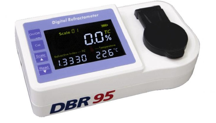 G-DBR95 Refractómetro digital multi-escala de sobremesa Autocalibrado con H2O- Quimivitalab