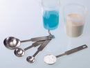 5334-8000 Juego de 4 cucharas de dosificación de acero inoxidable de 1.25 a 15 ml- Quimivitalab