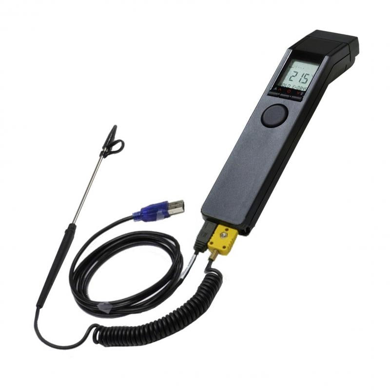 DS-520 : Termómetro infrarrojo ProScan 520, con láser, óptica 40.1 de precisión, cable USB y software - Quimivitalab