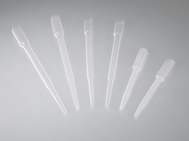 7555-0003 Pipetas Pasteur desechables LDPE, 2,4 ml, 145 mm (pack de 100 uds)