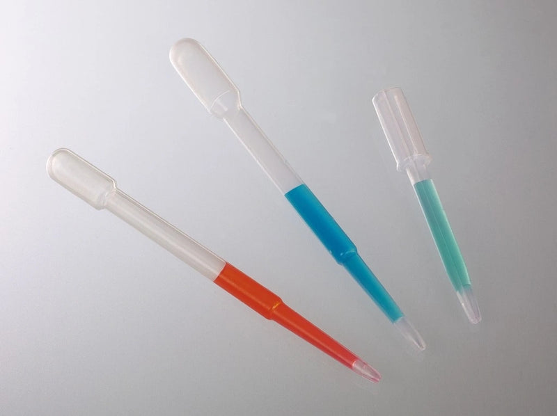 7555-0001 Pipetas Pasteur desechables LDPE, 1,8 ml, 98 mm (pack de 100 uds) - Quimivitalab