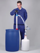 5610-1040 Bomba PP para barril estanca gas, con conexión 2x3/4"