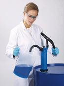 5613-0040 Bomba de palanca, azul, vástago de émbolo cincado - Quimivitalab