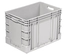 3414-0181 Caja de almacenaje apilable 600x400x420mm, 80 litros - Quimivitalab