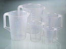 7204-5000 Jarra de medición industrial, PP, 5000 ml, asa cerrada 