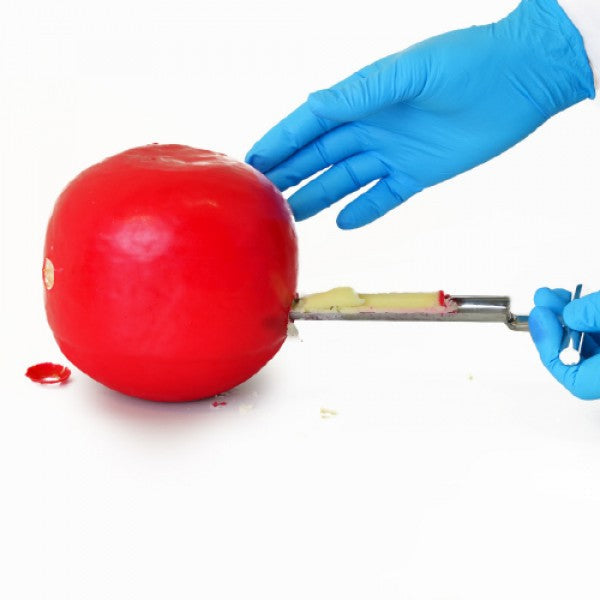 7008A-03 Muestreador de acero inoxidable para muestras de mantequilla, queso, cera, 290mm - Quimivitalab