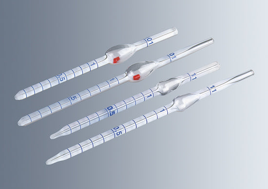 564.001-R Pipeta cuenta glóbulos rojos con boquilla y tubo de latex - Quimivitalab