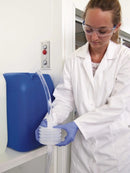 5605-1000 Sifón de aspiración con grifo de rótula, LDPE/PVC/PP, 9 litros/minuto