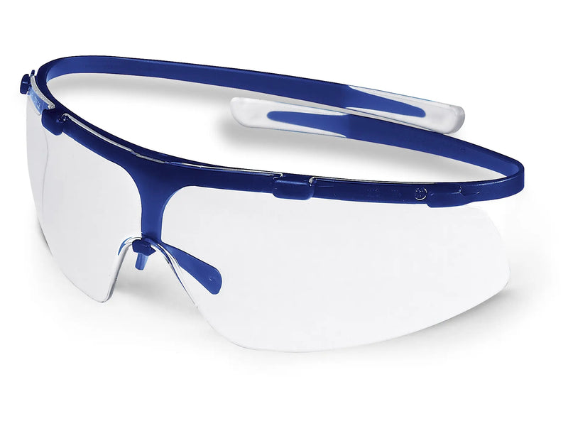 2502-1002 Gafas de seguridad ultraligeras de montura flexible color azul- Quimivitalab