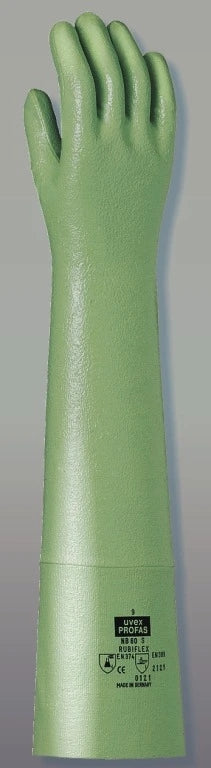 2507-0002 Guantes de seguridad Rubiflex de nitrilo, muy flexibles, 37 cm (1 par) - Quimivitalab
