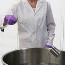 5005B-100 Cazo de acero inoxidable con mango de 1000 mm, volumen 100 ml - Quimivitalab