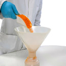 8111H-200 Embudo de polvo desechable, HDPE, Ø200mm, Øpico 40 mm (10 uds)