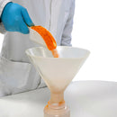 8111H-200S Embudo de polvo desechable, estéril,HDPE, Ø200mm, Øpico 40 mm (10 uds)