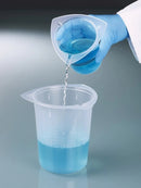 7109-0400 Jarra graduada universal, PP, 400 ml, con picos de vaciado (5 uds) - Quimivitalab