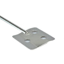 G-22005183 Varilla agitadora de acero inoxidable de 1 pala perforada con 3 agujeros. - Quimivitalab